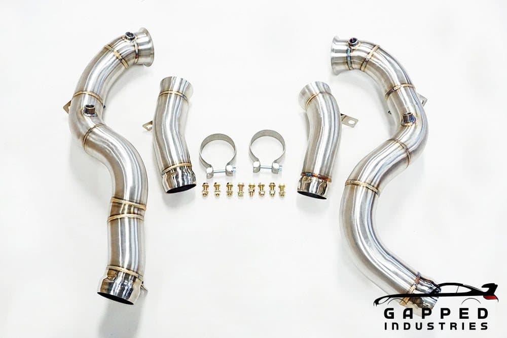 Gapped Industries GLC63 AMG Catless Race Downpipes 2018-2023 [M177]