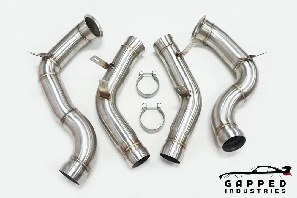 Gapped Industries W213 E63 S / GT63 S AMG Catless Race Downpipes 2016-2023 [M177.2]