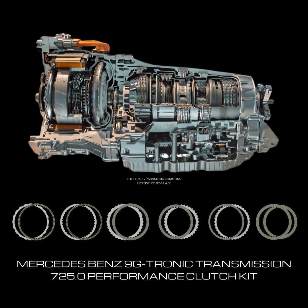 Black Boost Mercedes 725.0 Performance Clutch Kit