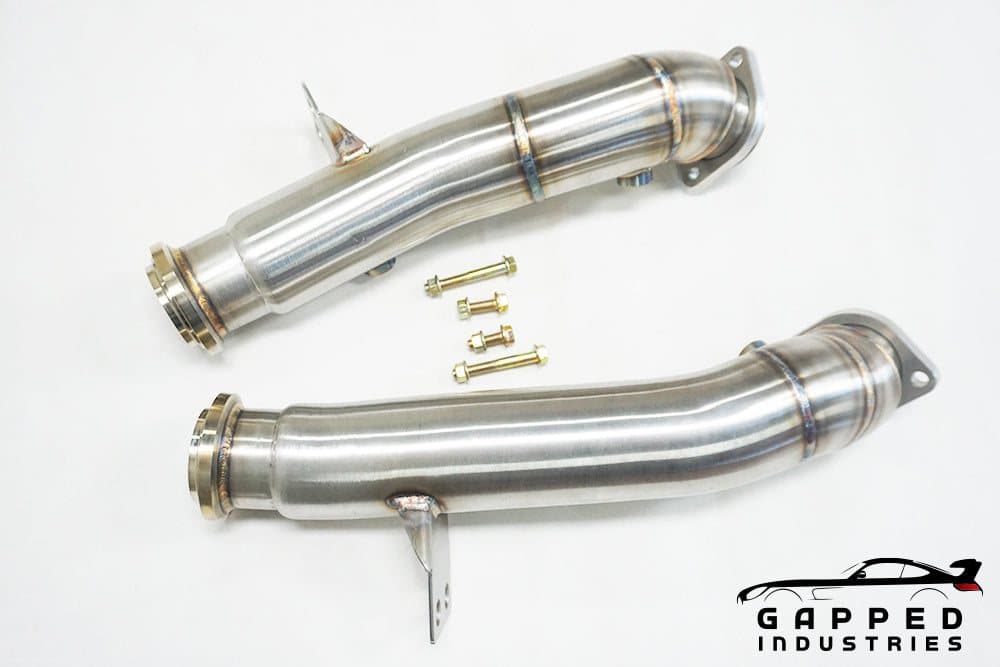 Gapped Industries GT53 / GT43 / E53 / CLS53 / GLE53 / GLS53 AMG Catless Race Downpipes